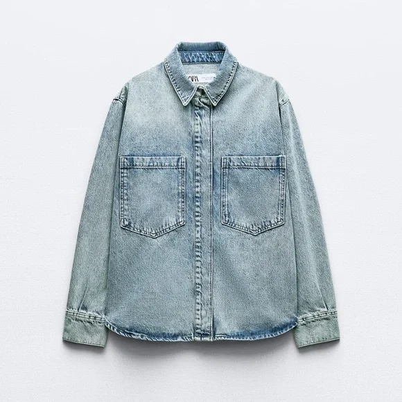 ✨SALE✨ ZARA Z1975 OVERSIZED DENIM OVERSHIRT
✨SALE✨ - Picture 6 of 8
